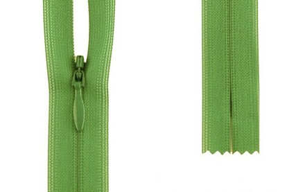 Молния потайная, неразъемная YKK Тип 2 30 см, цв.528