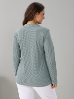 Блузка БЛ-22/гусинаялапка-зеленый