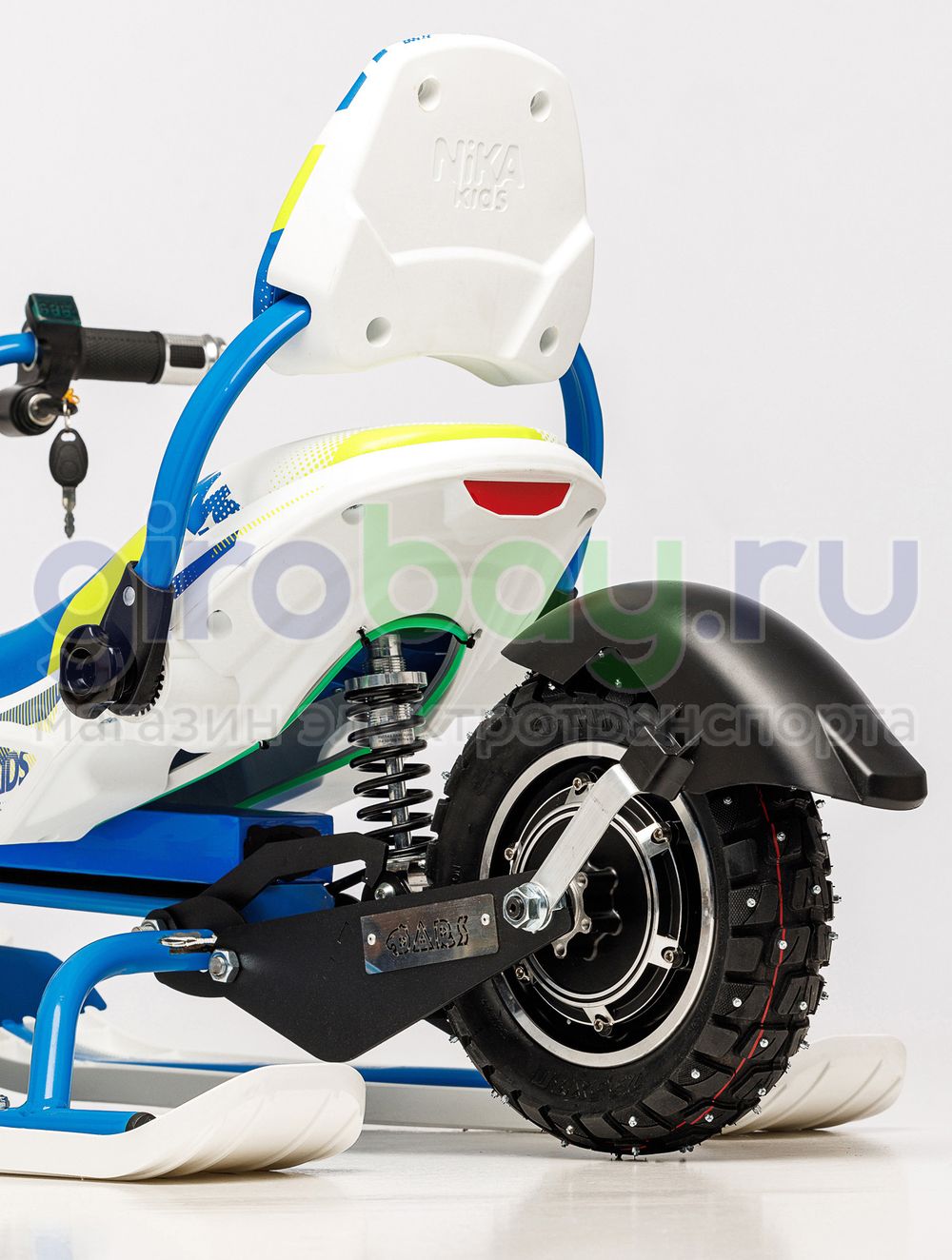Детский электроснегокат BARS Arctic - Голубой фото 4 фото №6