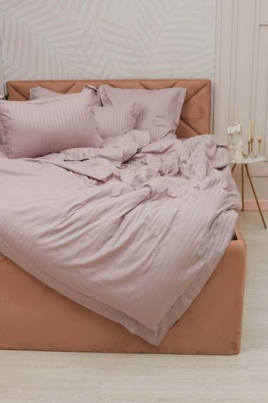 Моне (пеп роза) страйп сатин 1.6