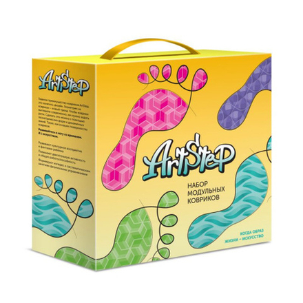 Массажный коврик - Ортодон - ARTSTEP набор (8 пазлов)