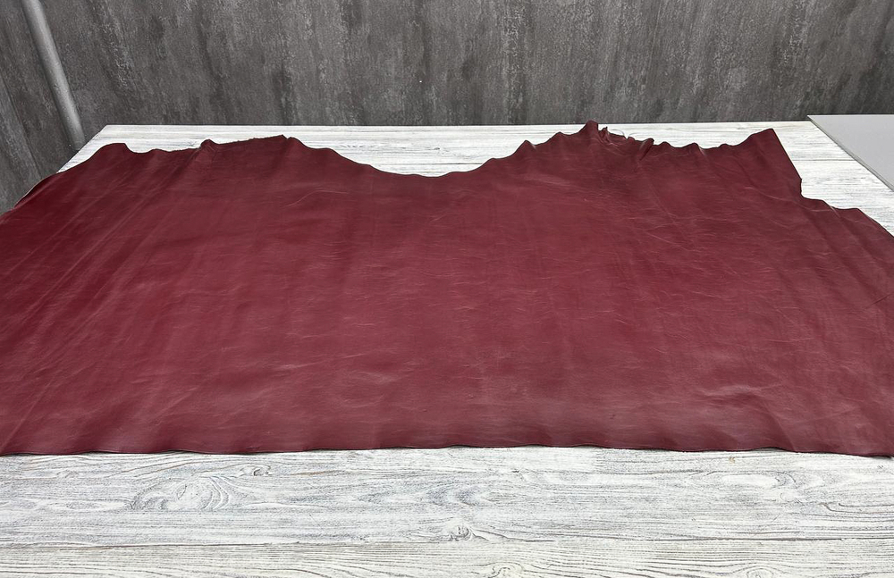 Odessa Mist Bordo (1,1-1,3 мм), цв. Бордовый, натуральная кожа