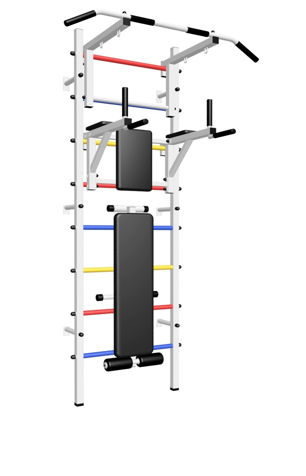 Шведская стенка Sv Sport 505 (Турник стандарт/Брусья/Скамья)