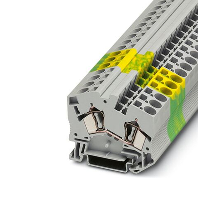 3038147 - STS 6-PE - Заземляющий клеммный модуль с пружинными зажимами