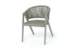 "Амстердам" плетеный стул из искусственного ротанга, цвет серый