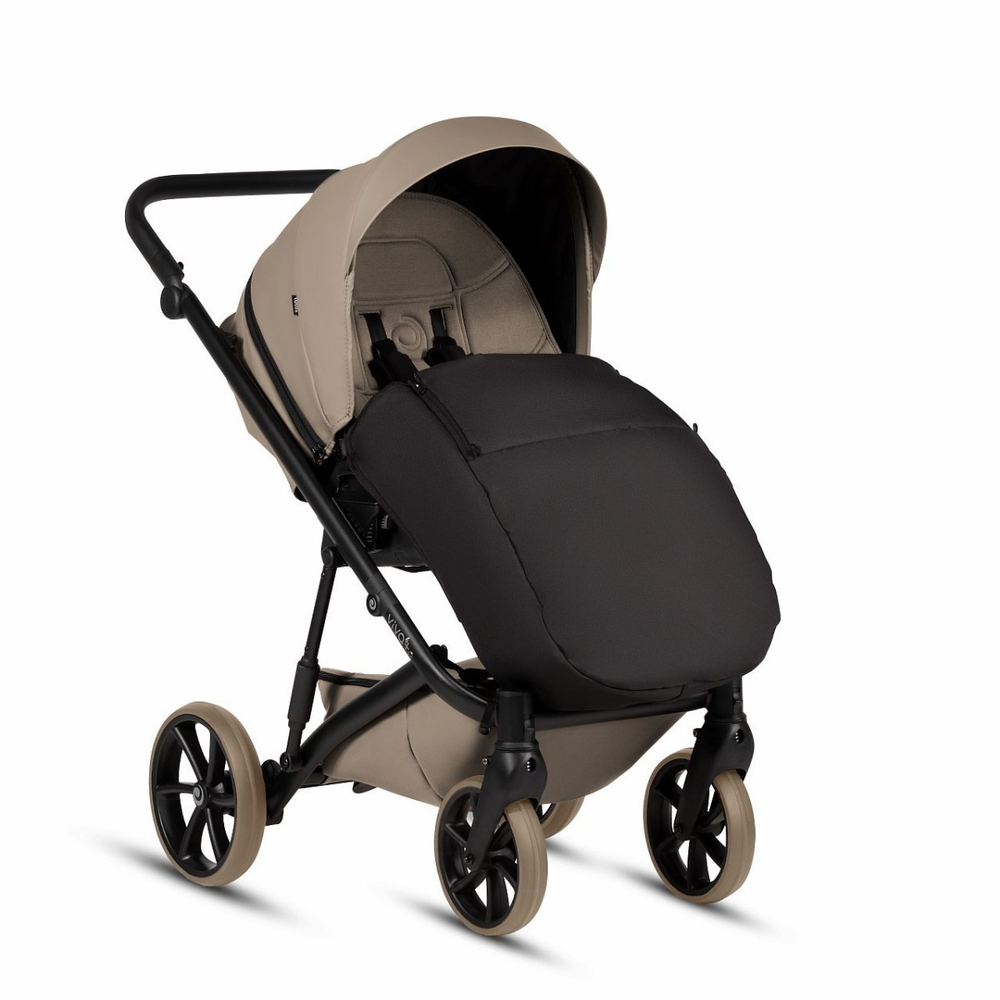 Tutis Коляска 2 в 1 VIVA 6+ Leather Cappuccino