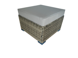 Пуфик плетеный  УИЛТШИР с  подушкой 10 см Greige