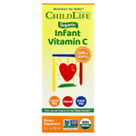 ChildLife Essentials, органический витамин C в каплях для детей, 59 мл (2 жидк. унции)