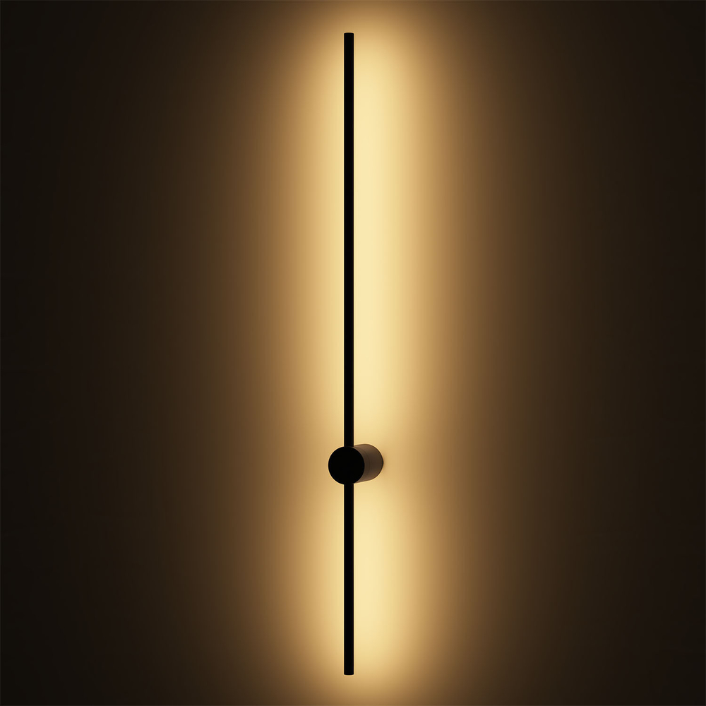 DK5014-BK Бра 1000 мм, 3000К, IP20, 12 Вт, черный, алюминий