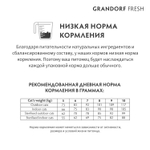 Сухой корм GRANDORF FRESH для кошек крупных пород Свежее мясо ягненка с бататом