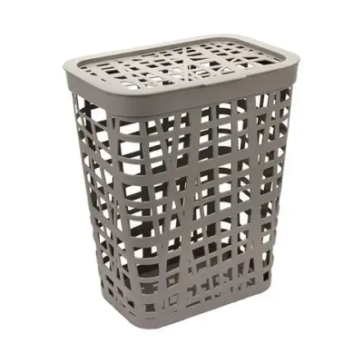 Корзина для белья ХАОС 32л французcкий серый (комплект 5 шт)