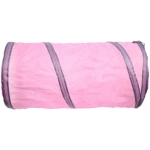 Игровой туннель для животных «МурМяу», цвет розовый, 46*25см