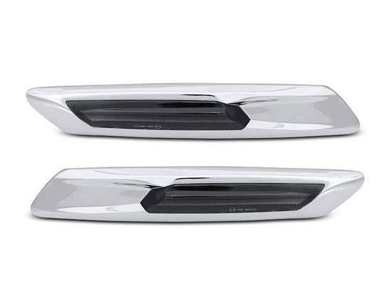 Светодиодные, динамические боковые указатели поворота SILVER LED для BMW F10/F11 10-13