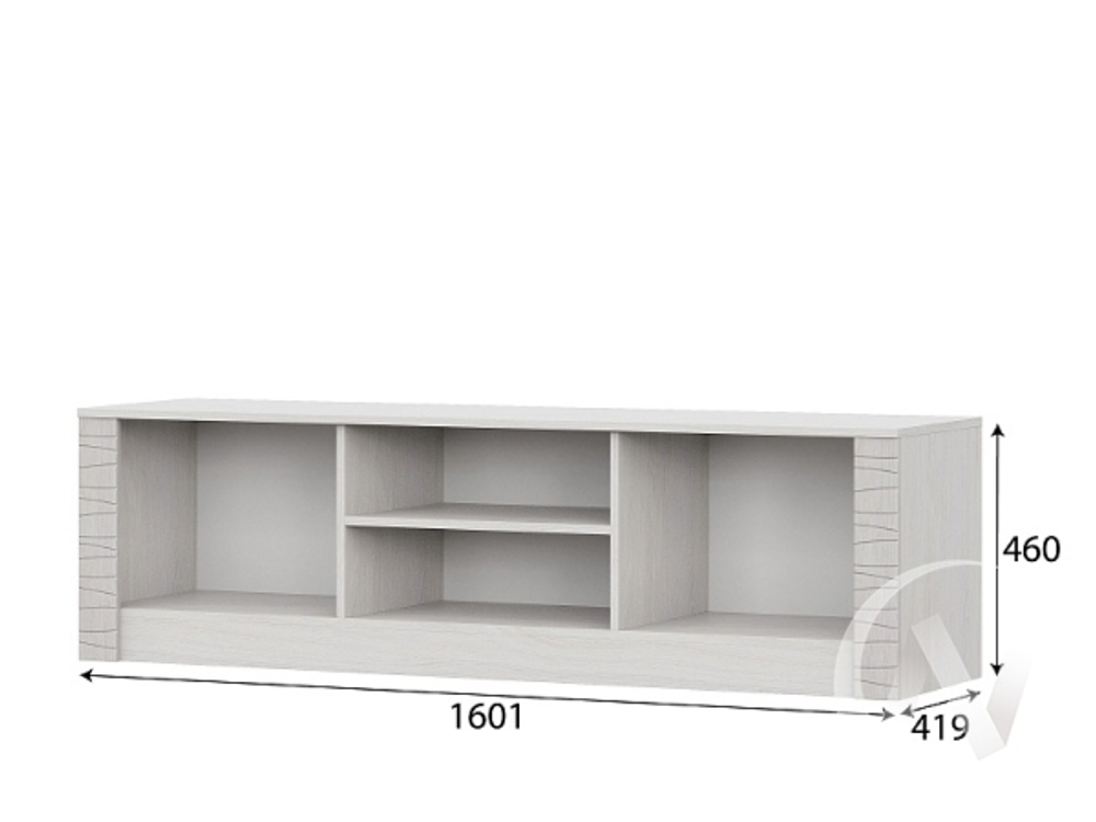 Тумба для телевидеоаппаратуры 1600 Серия 4 МС Гамма 20