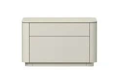 Тумба прикроватная Tammi 2 ящика ширина 60 см (молочный)