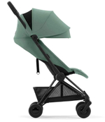 Прогулочная коляска Cybex Coya Leaf Green с дождевиком и бампером/Matt Black