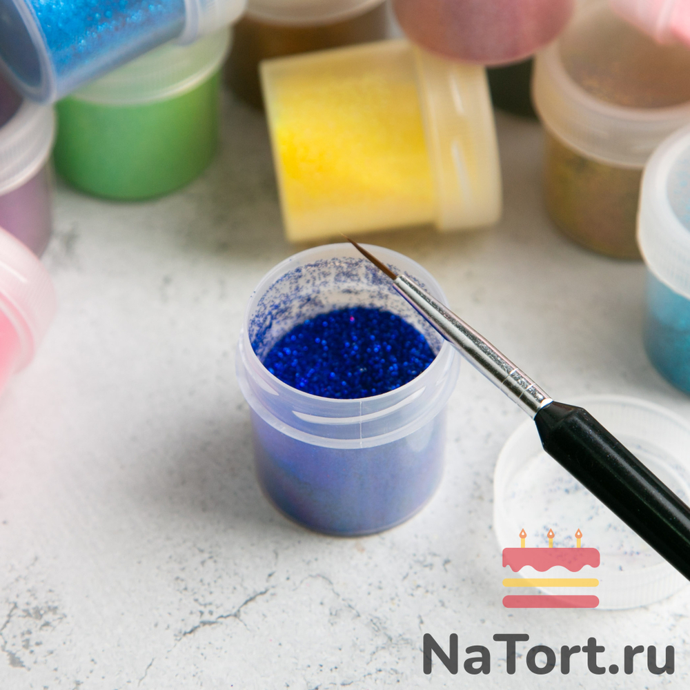 Блестки декоративные «Синий» 10 гр