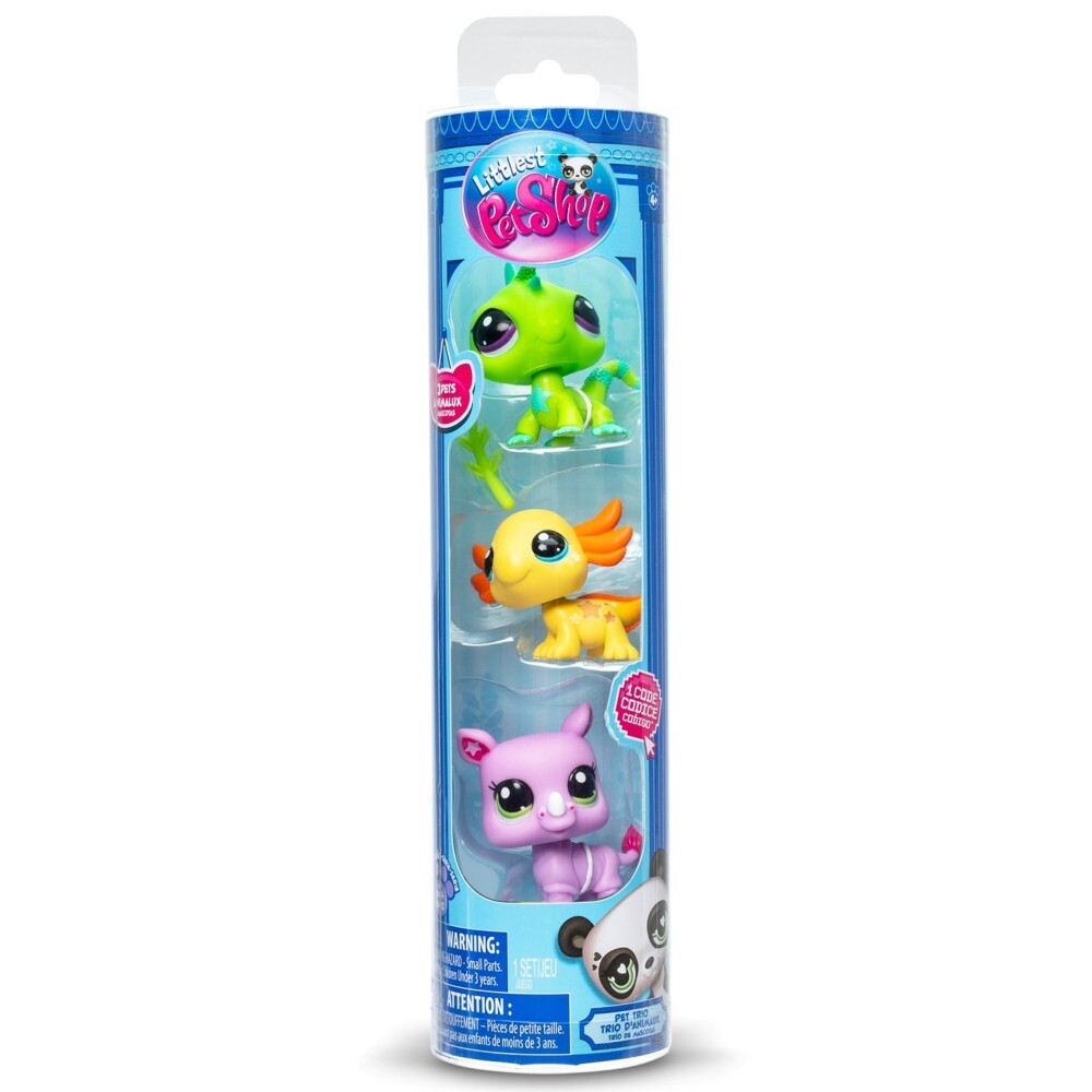Littlest Pet Shop - Three Jungle Animals Collector Figures Tuba 3-PAK LPS00550 / артикул   LPS00550 2  / GTIN 885561005516