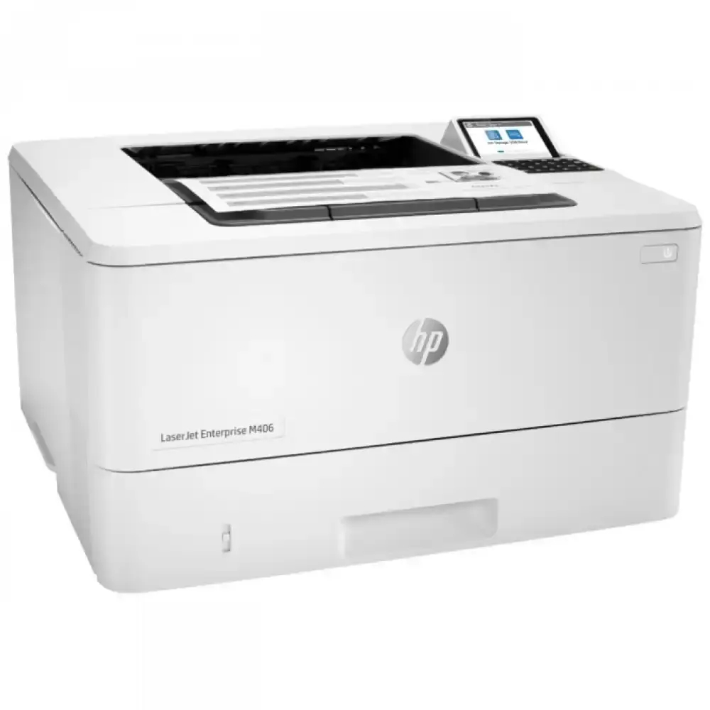 Принтер HP LaserJet Ent M406dn, A4,40ppm, 1200x1200dpi, 1024Mb, USB, LAN, tray250 page, 4800 стр/мес