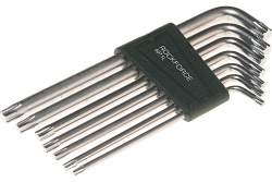 Набор ключей TORX RF-5071L: Г-образных удлиненных T10-T40 7пр. на пласт. держат. ROCKFORCE