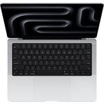 Ноутбук Apple MacBook Pro 14 (M3 8С/10C) 8/1TB, Silver (Серебристый) MR7K3