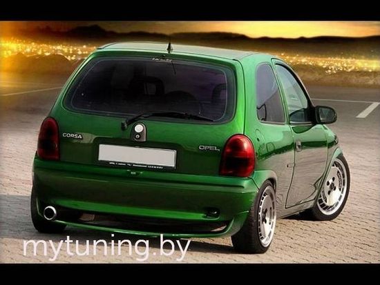 Накладка заднего бампера Opel Corsa B