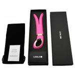 Двойной перезаряжаемый вибратор Lealso Rose (6 режимов) (Цвет: розовый)