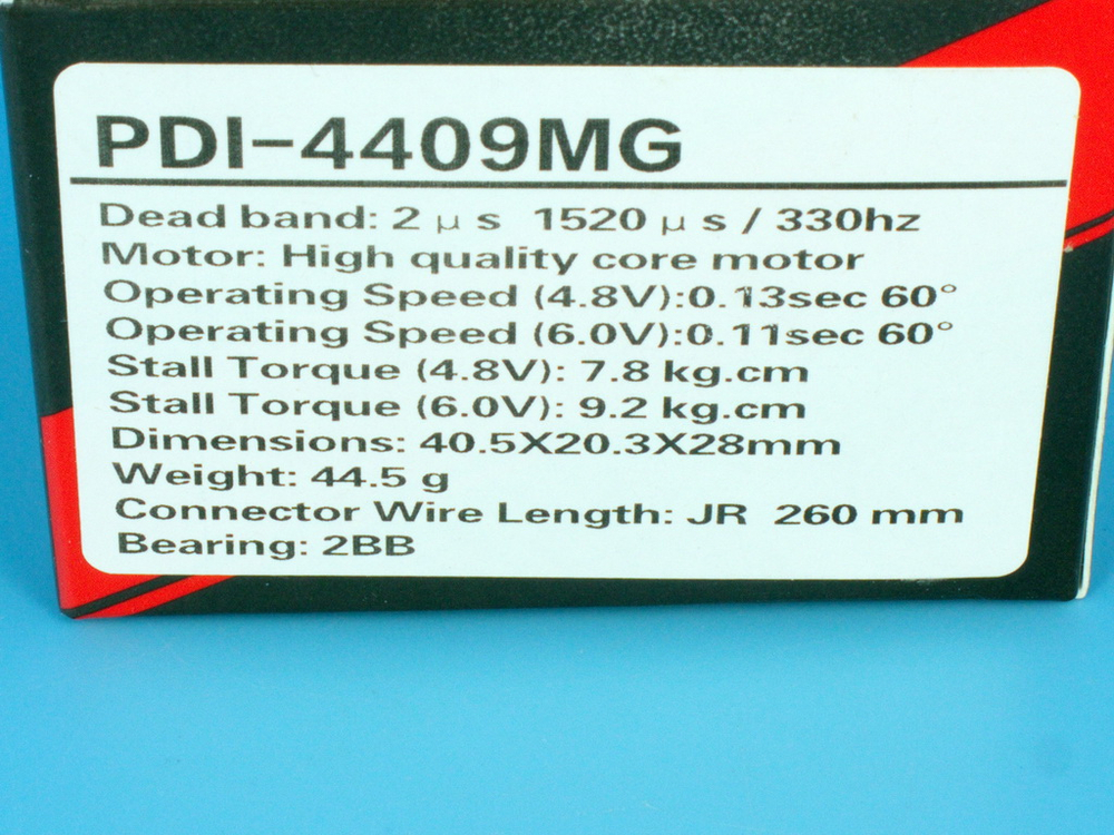 Сервопривод JX Servo PDI-4409MG Metal Gear digital Low profile