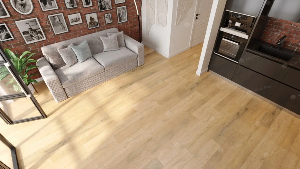 SPC ламинат Alpine Floor Дуб медовый ABA