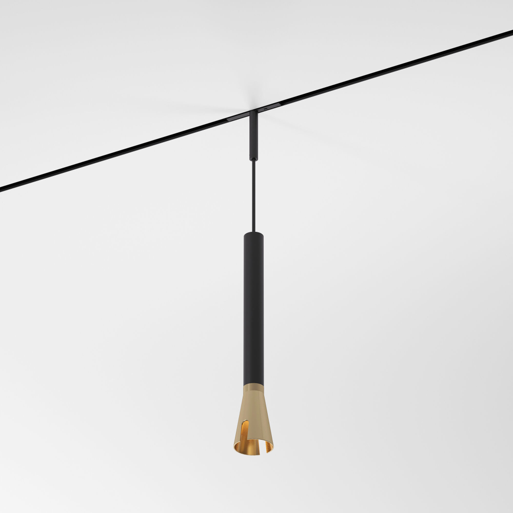 Mini Magnetic Трековый светильник 3W 3000K черный/латунь 85165/01