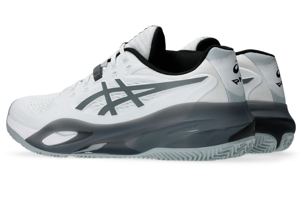 Мужские кроссовки для Падел Asics Gel-Resolution X Padel - white/steel grey