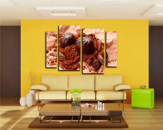 Модульная картина"Шоколадное удовольствие"