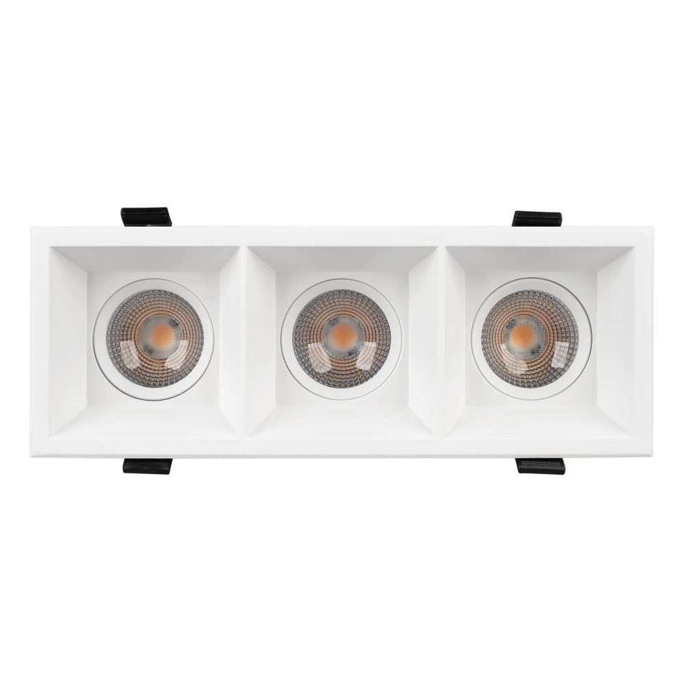 Светильник MS-FLOW-BUILT-S230x85-3x12W Warm3000 (WH, 55 deg, 230V) (Arlight, IP20 Металл, 5 лет) 053780