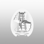 Супер эластичный мастурбатор в виде яйца THUNDER (Цвет: белый)