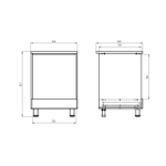 Кухня Валенсия 280 см со столешницей (10 модулей) / белый ЛДСП, массив дуба