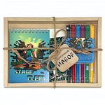 Набор блокнот А6 60л."Craft"+ Набор гель ручек 6цв.,колпач.в виде Котиков+Корректор-лента My game 5м