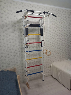 Монтаж шведской стенки Sv Sport в бетонные, кирпичные стены