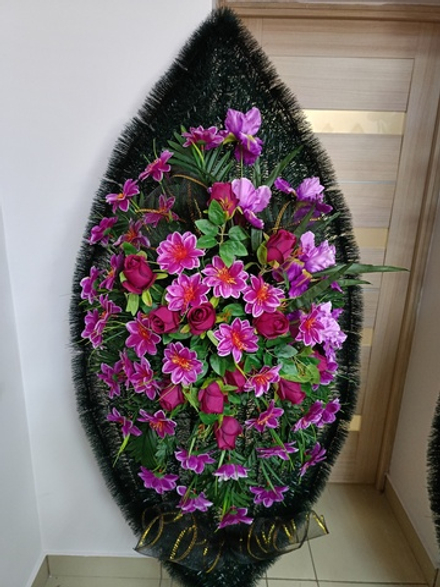 Венок 180 см азалии розы