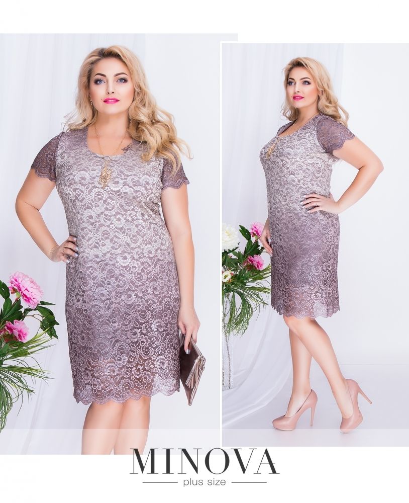 Платье 00262-беж Minova