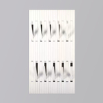 Вешалка настенная, 63х120, Пиафорте, со складными крючками, для одежды, в прихожую, белый / массив дерева, Dipriz