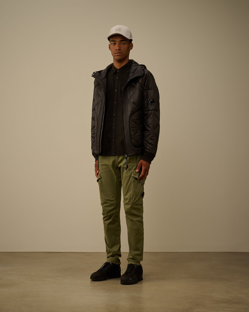 Утепленная куртка C.P. Company Liner Hooded Padded Jacket Black