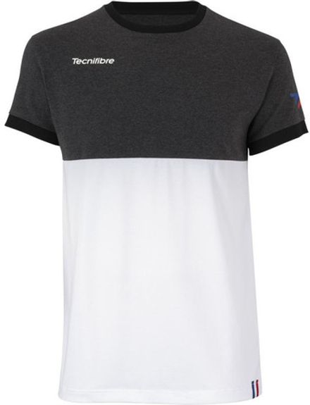 Мужская теннисная футболка Tecnifibre F1 Stretch - black heather