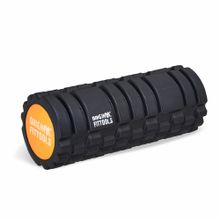 Цилиндр массажный 33 x 14 см черный двойной