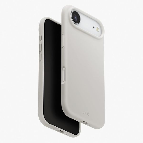 Чехол Uniq Lino Case для iPhone Air, Светло-серый | Mist Grey