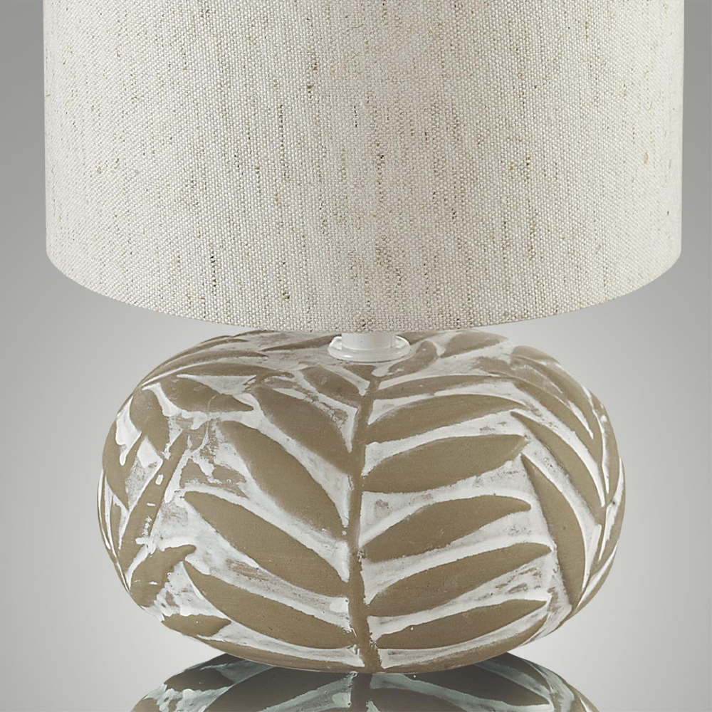 8135/1T MODERNI LN26 485 бежевый, керамика/текстиль Настольная лампа Е14 1*40W 220V RAMORA