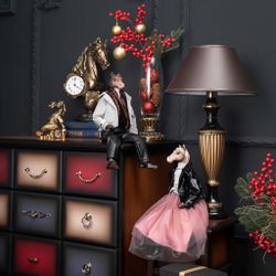 Комод "Пандора"- 4 с 4 ящиками Орех Mix