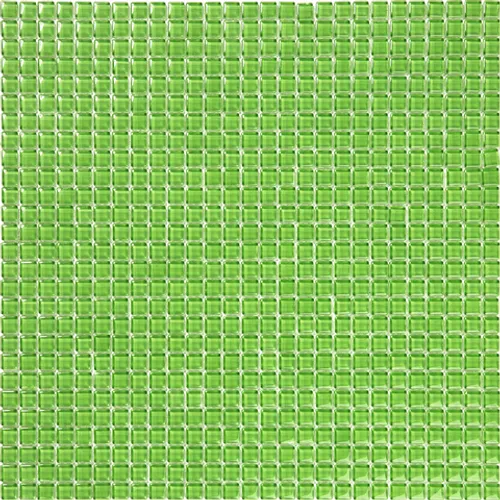 VPC-044 Green Стеклянная мозаичная плитка чип 10 мм Vidromar Pure color зеленый квадрат глянцевый