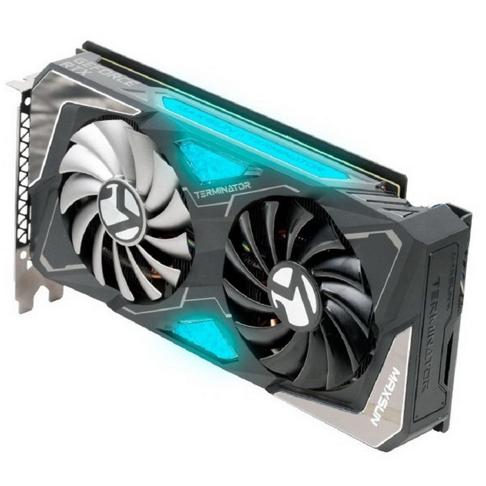 Видеокарта Видеокарта MAXSUN MS-GeForce RTX3060 Terminator 12Gb GDDR6, 192bit, 1320-1777Mhz, 3*DP / 1*HDMI2.1, 170W Ret (6940709643716)