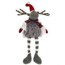 GAEM Игрушка набивная с подсветкой "Олень" (CR2032x2), L27 W13 H60/42 см