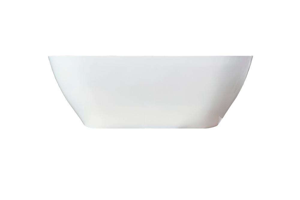 Ванна из литьевого мрамора Эстет Майами пристенная 170х85.5 белая, ФР-00010630